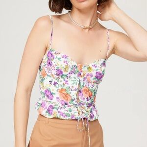AFRM Perez Floral Tank Top XS & Large